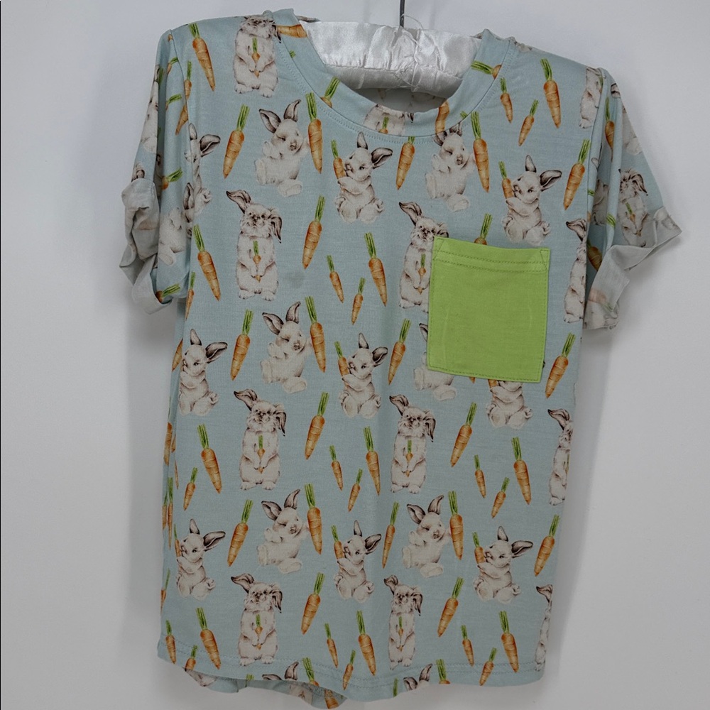 Lev Baby Tee Pete Tshirt  and Lime Pocket - 2/3T